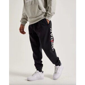 Jordan Jumpman Essentials Mens Fleece Pants Jogger Sweatpants Black Adult XL